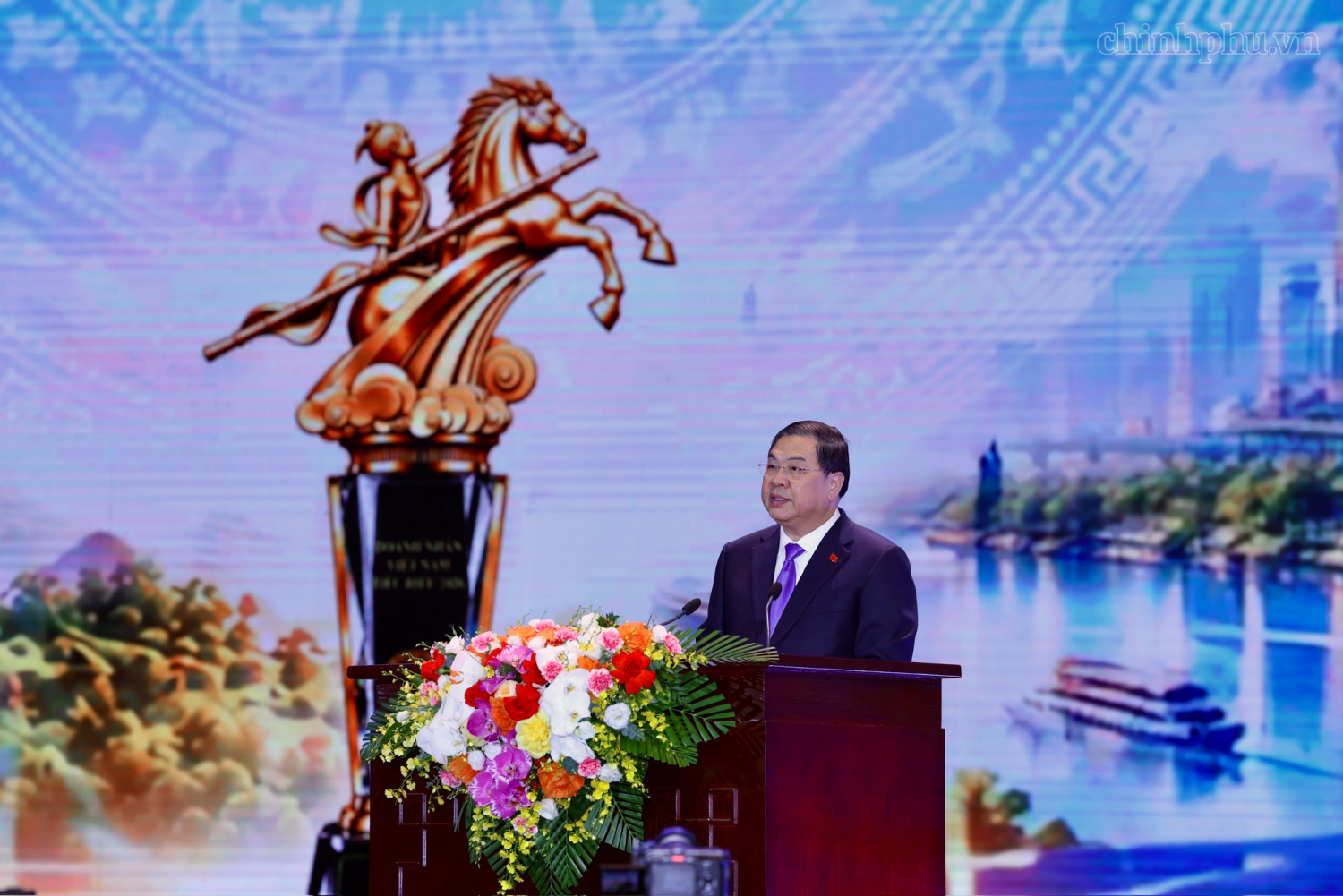 Phó Thủ tướng Thường trực Chính phủ Phạm Gia Túc phát biểu tại buổi lễ - Ảnh: chinhphu.vn/Phương Nguyên